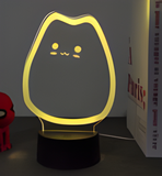 3D Illuminated Art - Pusheen the Cat - Pusheen the Cat 3D Illusion LED Night Light 16 Colors