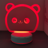3D Illuminated Art - Panda 3D Illusion LED Night Light 16 Colors