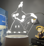 3D Illuminated Art - Pokemon - Mimikyu 3D Illusion LED Night Light 16 Colors