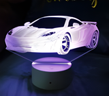 3D Illuminated Art - Aston Martin - Sports Car 3D Illusion LED Night Light 16 Colors