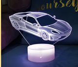 3D Illuminated Art - Ferrari - F430 3D Illusion LED Night Light 16 Colors