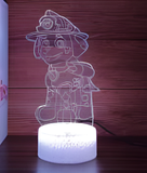 3D Illuminated Art - Paw Patrol - Marshall 3D Illusion LED Night Light 16 Colors