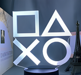 3D Illuminated Art - PlayStation - PlayStation Icons 3D Illusion LED Night Light 16 Colors