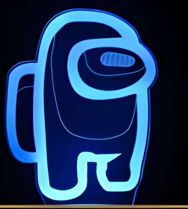 3D LED Night Light - Among Us - Crewmate