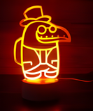 3D Illuminated Art - Among Us - Plague Doctor Among Us 3D Illusion LED Night Light 16 Colors