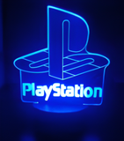 3D Illuminated Art - PlayStation - PlayStation Logo 3D Illusion LED Night Light 16 Colors #3741