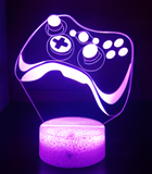 3D Illuminated Art - Game Controller 3D Illusion LED Night Light 16 Colors #3749