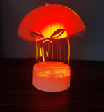 3D Illuminated Art - Plants vs. Zombies - Doom-shroom 3D Illusion LED Night Light 16 Colors