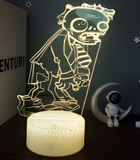 3D Illuminated Art - Plants vs. Zombies - Normal Zombie 3D Illusion LED Night Light 16 Colors