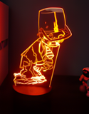 3D Illuminated Art - Plants vs. Zombies - Buckethead Zombie 3D Illusion LED Night Light 16 Colors