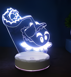 3D Illuminated Art - Plants vs. Zombies - Cabbage-pult 3D Illusion LED Night Light 16 Colors