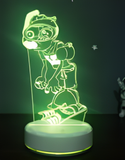 3D Illuminated Art - Plants vs. Zombies - Diving Zombie 3D Illusion LED Night Light 16 Colors