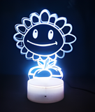 3D Illuminated Art - Plants vs. Zombies - Sunflower 3D Illusion LED Night Light 16 Colors