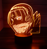 3D Illuminated Art - Hunter x Hunter - Chrollo Lucilfer (side profile) 3D Illusion LED Night Light 16 Colors