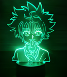 3D Illuminated Art - Hunter x Hunter - Killua Zoldyck 3D Illusion LED Night Light 16 Colors #3916