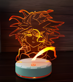 3D Illuminated Art - Hunter x Hunter - Killua 3D Illusion LED Night Light 16 Colors #3918