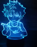 3D Illuminated Art - Hunter x Hunter - Killua Zoldyck eating 3D Illusion LED Night Light 16 Colors
