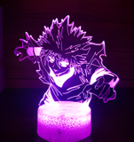 3D Illuminated Art - Hunter × Hunter - Killua Zoldyck running/dashing 3D Illusion LED Night Light 16 Colors