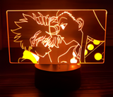 3D Illuminated Art - Hunter x Hunter - Killua and Illumi 3D Illusion LED Night Light 16 Colors