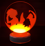 3D Illuminated Art - Hunter × Hunter - Gon Freecss and Killua Zoldyck 3D Illusion LED Night Light 16 Colors #3923