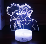 3D Illuminated Art - Hunter × Hunter - Gon Freecss and Killua Zoldyck 3D Illusion LED Night Light 16 Colors #3933