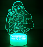 3D Illuminated Art - Hunter x Hunter - Illumi Zoldyck 3D Illusion LED Night Light 16 Colors