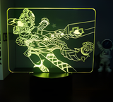 3D Illuminated Art - Honor of Kings - Ah Ke 3D Illusion LED Night Light 16 Colors
