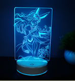 3D Illuminated Art - Honor of Kings - Gongsun Li 3D Illusion LED Night Light 16 Colors