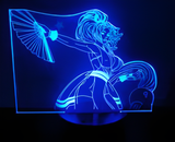 3D Illuminated Art - Honor of Kings - Mai Shiranui 3D Illusion LED Night Light 16 Colors