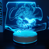 3D Illuminated Art - Honor of Kings - Lan 3D Illusion LED Night Light 16 Colors