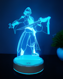 3D LED Night Light - Honor of Kings - Li Bai