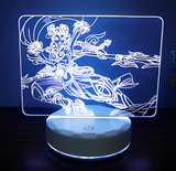 3D Illuminated Art - Honor of Kings - Ne Zha 3D Illusion LED Night Light 16 Colors