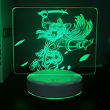 3D Illuminated Art - Honor of Kings - Nakoruru 3D Illusion LED Night Light 16 Colors