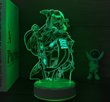3D Illuminated Art - Honor of Kings - Luna (Big Dipper concept) 3D Illusion LED Night Light 16 Colors