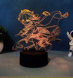 3D Illuminated Art - Genshin Impact - Kaedehara Kazuha 3D Illusion LED Night Light 16 Colors