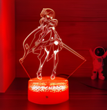 3D Illuminated Art - Genshin Impact - Raiden Shogun 3D Illusion LED Night Light 16 Colors #4125