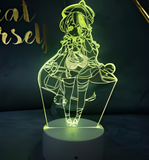 3D LED Night Light - Genshin Impact - Qiqi