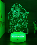 3D Illuminated Art - Genshin Impact - Kamisato Ayaka 3D Illusion LED Night Light 16 Colors