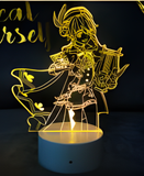 3D Illuminated Art - Genshin Impact - Venti 3D Illusion LED Night Light 16 Colors