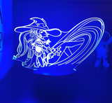3D Illuminated Art - Genshin Impact - Mona Megistus 3D Illusion LED Night Light 16 Colors #4140