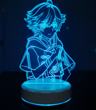 3D Illuminated Art - Genshin Impact - Chongyun 3D Illusion LED Night Light 16 Colors