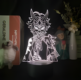 3D Illuminated Art - Genshin Impact - Xiao 3D Illusion LED Night Light 16 Colors #4145