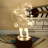 3D Illuminated Art - Genshin Impact - Klee 3D Illusion LED Night Light 16 Colors