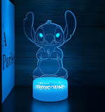 3D Illuminated Art - Disney - Stitch 3D Illusion LED Night Light 16 Colors #4201