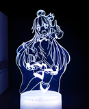 3D Illuminated Art - Konosuba - Aqua 3D Illusion LED Night Light 16 Colors