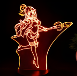 3D Illuminated Art - Konosuba: God's Blessing on This Wonderful World! - Aqua 3D Illusion LED Night Light 16 Colors