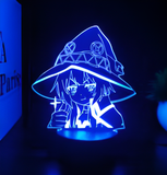 3D Illuminated Art - Konosuba: God's Blessing on this Wonderful World! - Megumin 3D Illusion LED Night Light 16 Colors