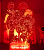 3D Illuminated Art - Tokyo Revengers - Group Photo 3D Illusion LED Night Light 16 Colors