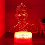 3D Illuminated Art - Tokyo Revengers - Manjiro Sano (Mikey) 3D Illusion LED Night Light 16 Colors #4423