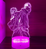 3D Illuminated Art - Tokyo Revengers - Draken and Takemichi 3D Illusion LED Night Light 16 Colors